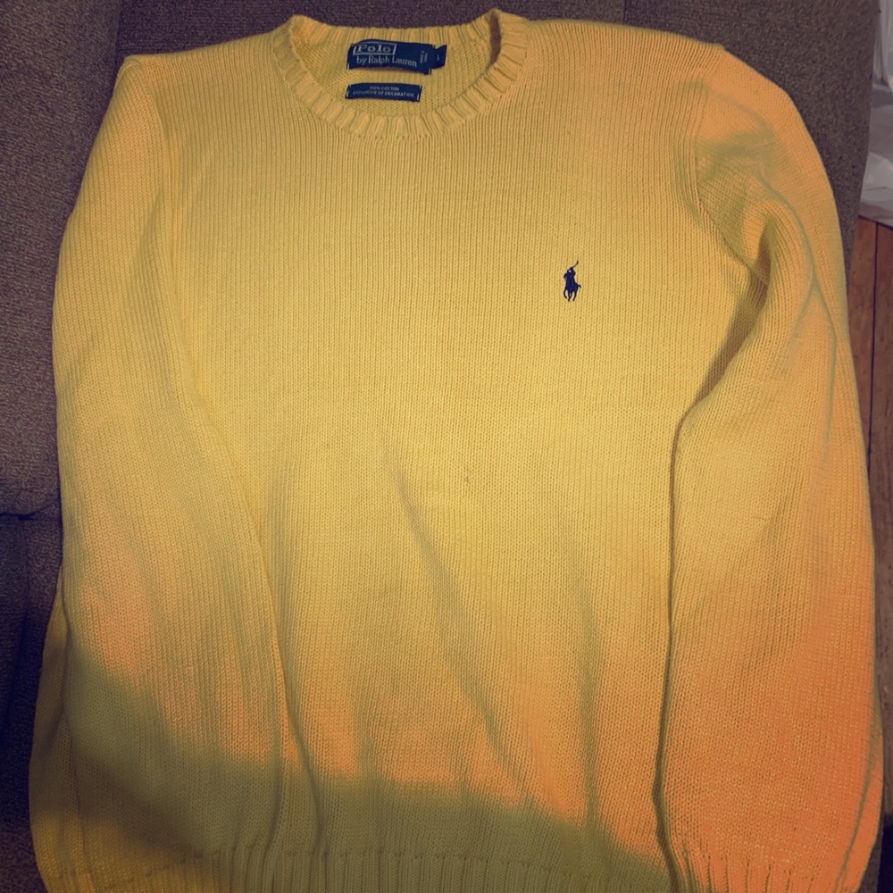 Polo by Ralph Lauren Swoop Yellow Sweater